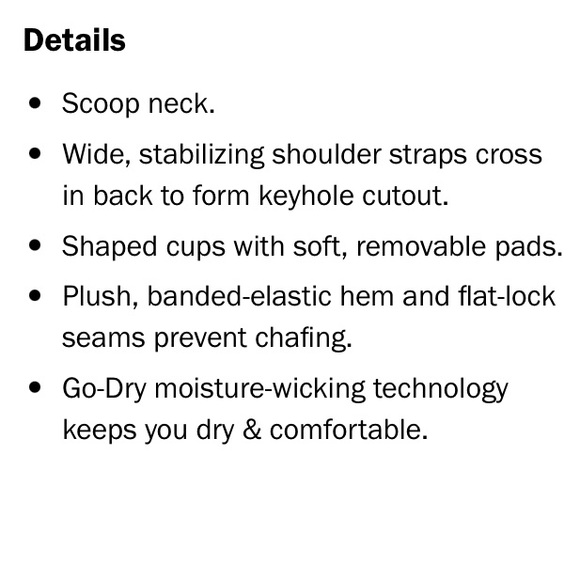 *NEW* NWT Old Navy Active Powersoft Sports Bra - Picture 10 of 12